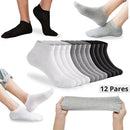 Kit 12 Meias 100% Algodão